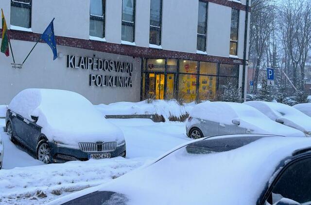 Sniegas Klaipėdoje