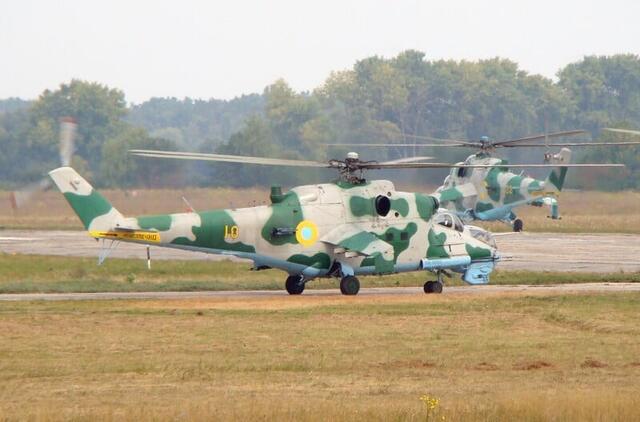 Ukrainoje žuvo sraigtasparnio įgula