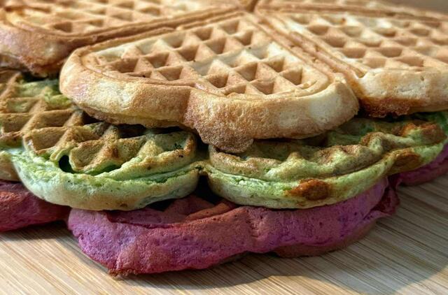 Trispalviai daržovių blynai