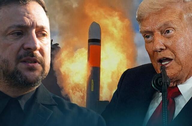 Volodymyras Zelenskis ir Donaldas Trampas