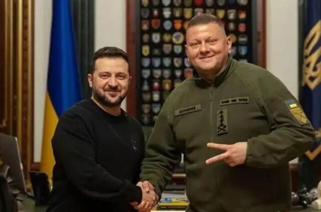 Volodymyras Zelenskis, Valerijus Zalužnas