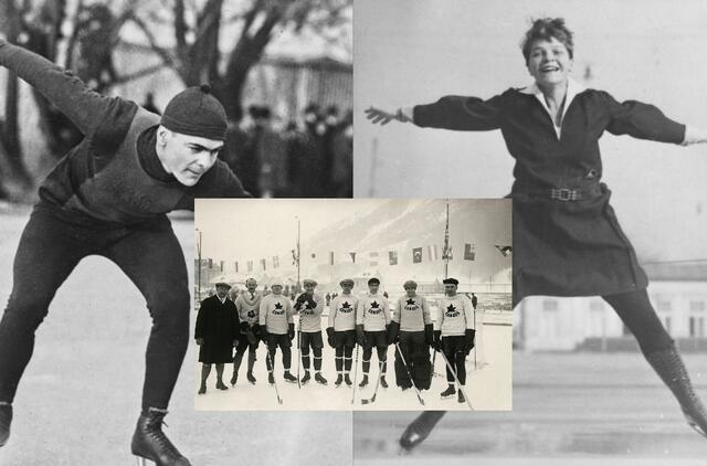 Amerkietis Čarlzas Džiutrou, Kanados ledo ritulininkai, austrė Herma Šabo