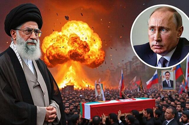 Ali Khamenei ir Vladimiras Putinas