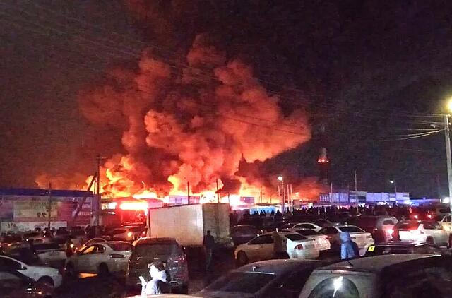 Gaisras Rusijos uoste