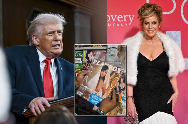 Donald Trump ir Playboy modelis