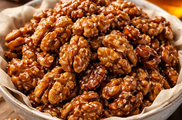 Metu graikinius riešutus į verdantį vandenį – ir ant stalo jau delikatesas