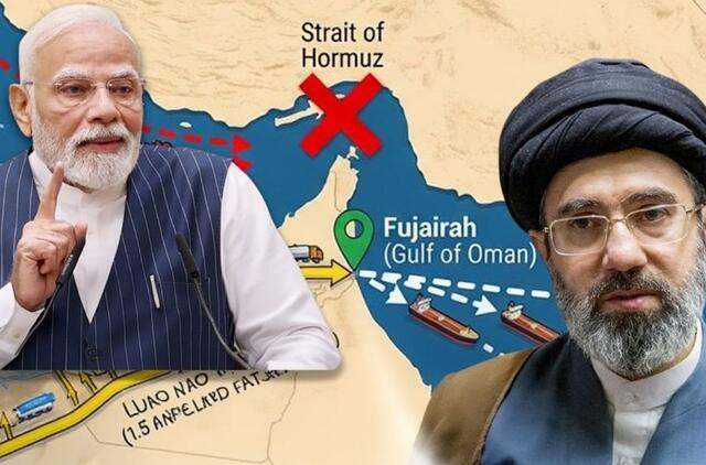 Indijai atvertas Hormūzo sąsiauris