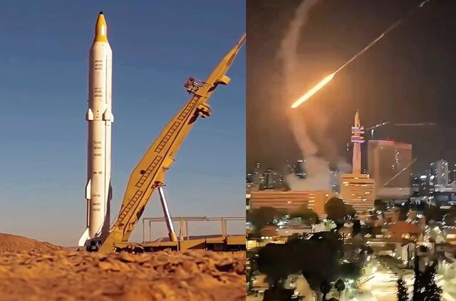 Irano balistinės raketos