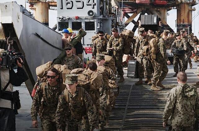 JAV jūrų pėstininkai