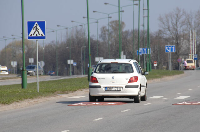 Greičio slopinimo kalneliai, Klaipėda