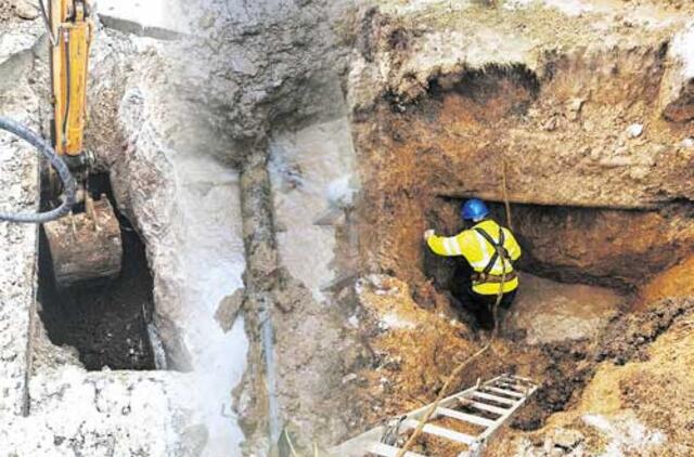 Įšalas apsunkino avarijų paieškas ir likvidavimą 