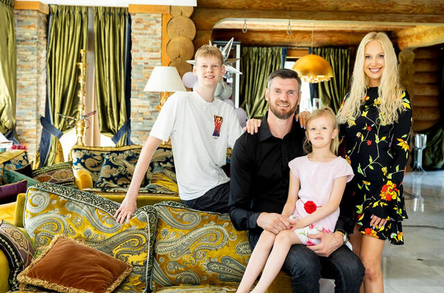 Edita Lavrinovič paviešino netikėtą vaizdelį iš namų