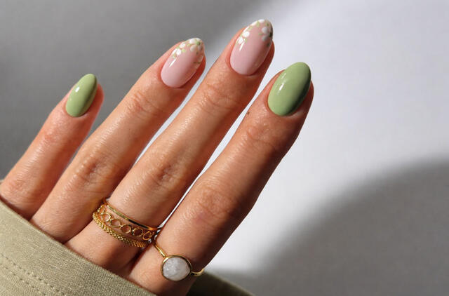 Pavasarinis manikiūras, kuris pabrėžia rankų grožį be perteklinio dekoro