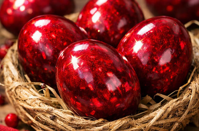 Kiaušiniai kaip rubinai: