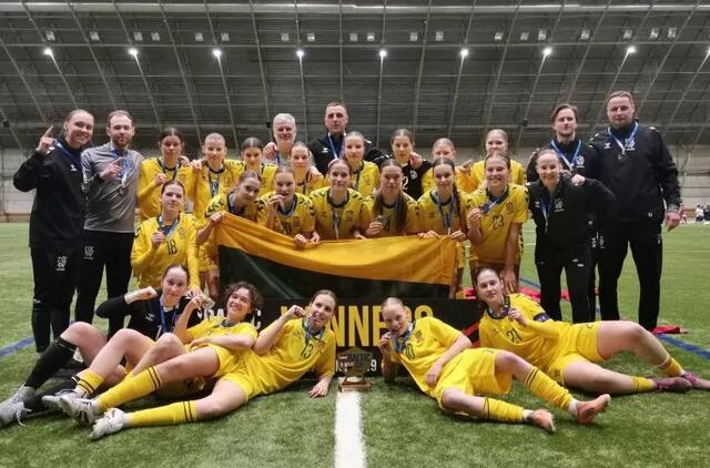 Merginų U19 rinktinė Rygoje laimėjo Baltijos taurę