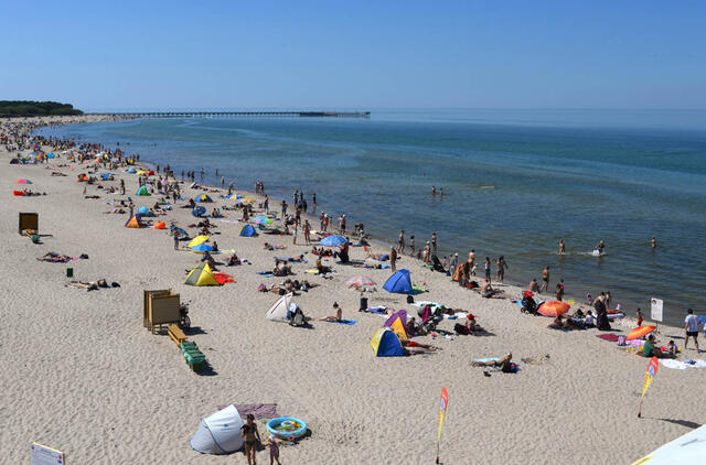 Palanga, paplūdimiai, smėlis