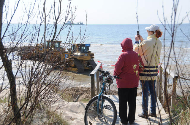 Palanga, paplūdimiai, smėlis