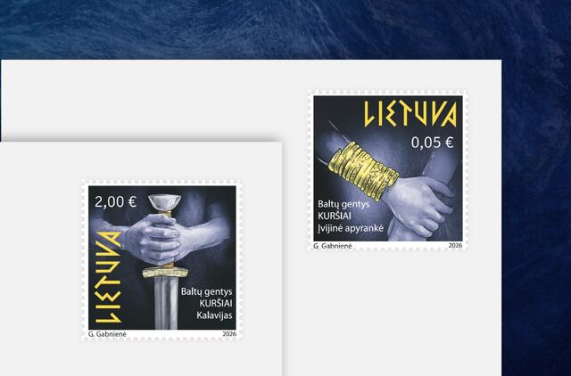 Pašto ženklai Baltų gentys. Kuršiai