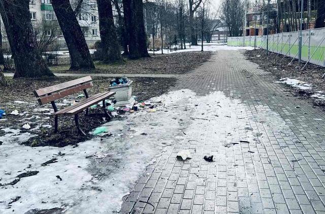 Klaipėdiečiai piktinasi neprižiūrimu pėsčiųjų taku