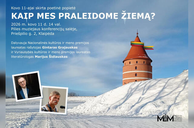 Kovo 11-ajai skirta poetinė popietė