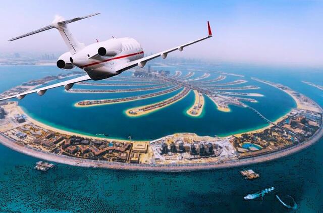 Privatūs skrydžiai iš Dubajaus
