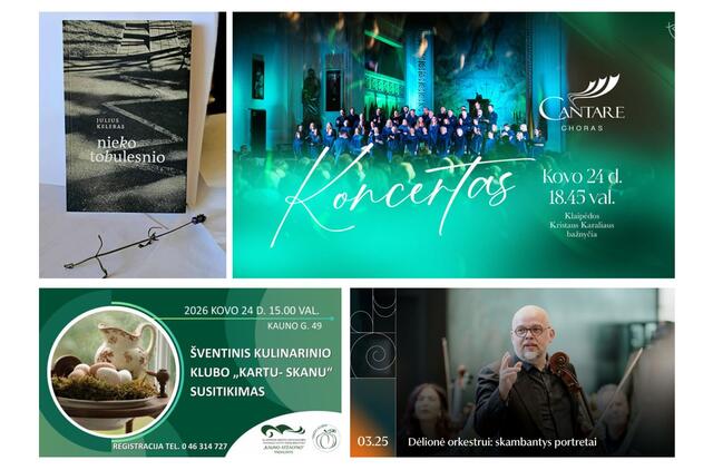 Renginiai Klaipėdoje ir aplink: ką veikti artimiausiomis dienomis