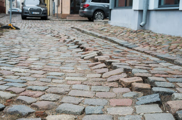 Klaipėdos senamiestis, grindinys