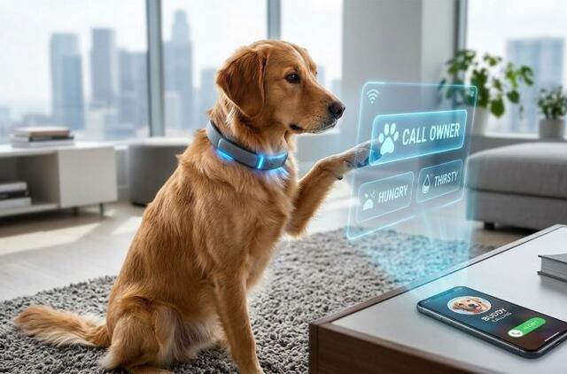 Pristatytas pirmasis „išmanusis telefonas“ šunims