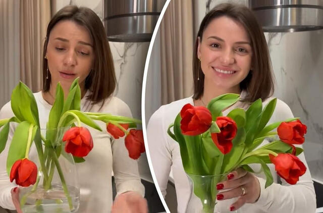 Kaip per 5 minutes išgelbėti nuvytusias tulpes