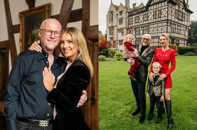 Milijardierius Caudwellas su Vžesniauskaite atvėrė įspūdingų rūmų duris