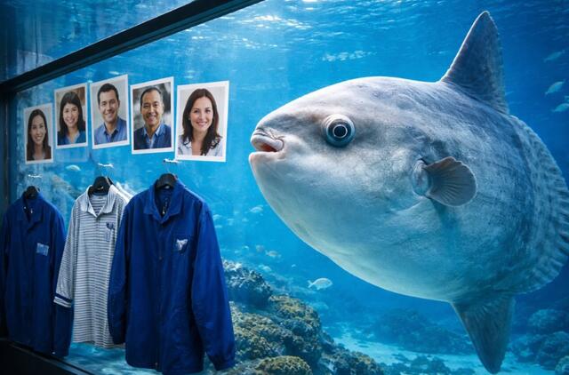 Japonijoje žuvis-mėnulis pradėjo badauti