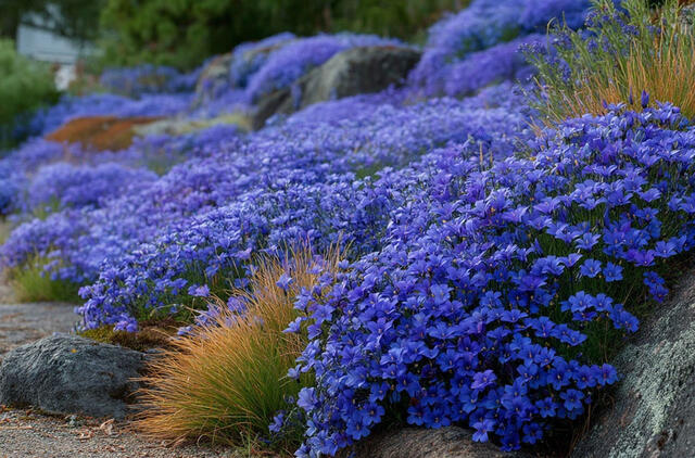 Mėlynas krioklys jūsų sodyboje