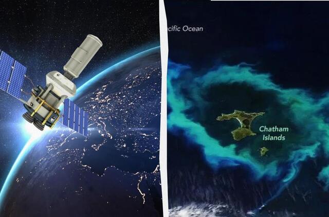 Palydovas užfiksavo vandenyno žydėjimą