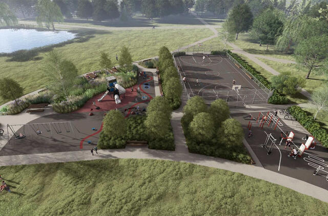 Draugystės parkas, žaidimų aikštelė