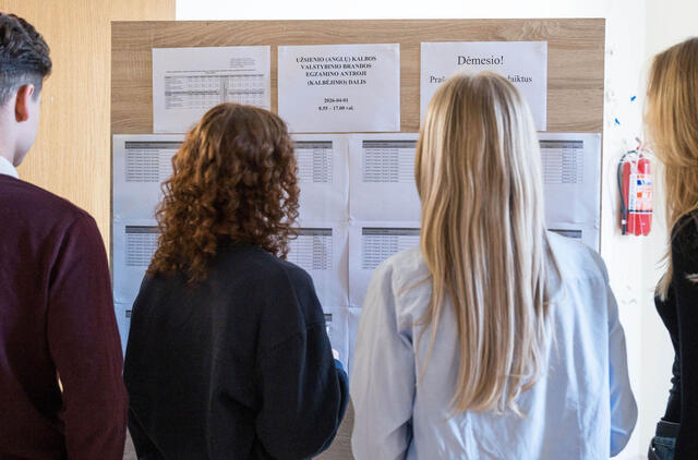 Lietuvos moksleivių sąjungai apklausus šalies moksleivius dėl egzaminų balų kartelės daugiausiai mokinių pritarė 20-25 balų išlaikymo ribai