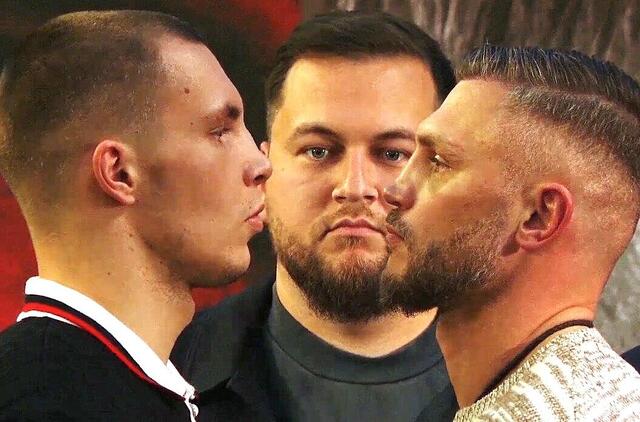 Ignas Pauliukevičius ir Sergejus Maslobojevas