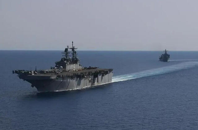 JAV pajėgos ruošiasi blokuoti visus laivus, įplaukiančius į Irano uostus ir išplaukiančius iš jų, įstrigus deryboms