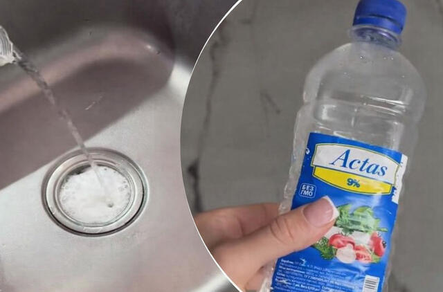 Kodėl verta pilti actą į kriauklę: šis triukas pašalina erzinančią problemą