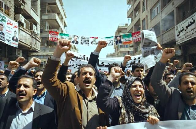 Protestuotojai Irane