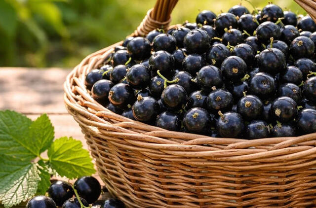 serbentai, vyšnios dydžio, stebina skoniu ir gausiu derliumi