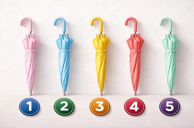 Ką apie jus pasako skėčio spalva? Sužinokite kokias jūsų savybes labiausiai vertina kiti žmonės