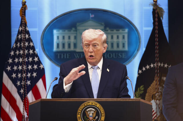 JAV prezidentas Donaldas Trumpas