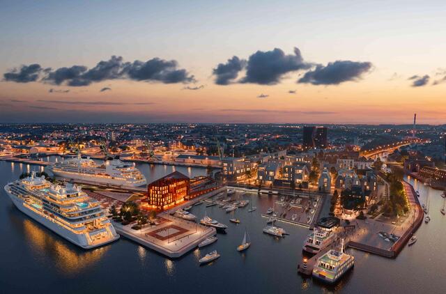 Uosto direkcijos vizualizcija