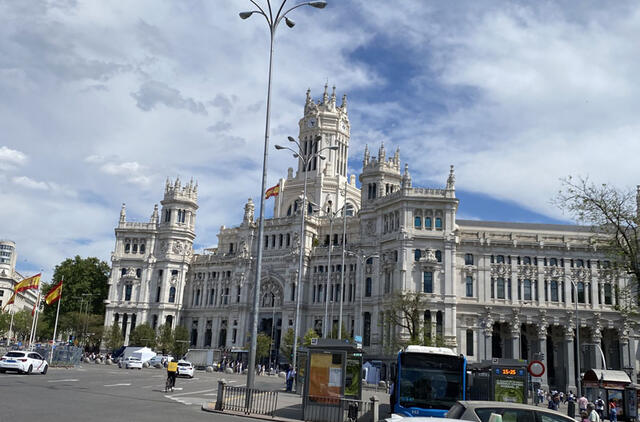 Madrido gatvėse architektūros