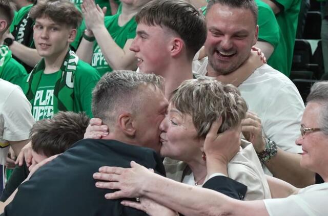 Šarūnas Jasikevičius su mama