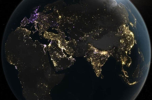 NASA palydovai užfiksavo netipinius procesus Žemėje, vykstančius naktį