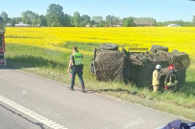 Eismo įvykis, karinė technika, policija