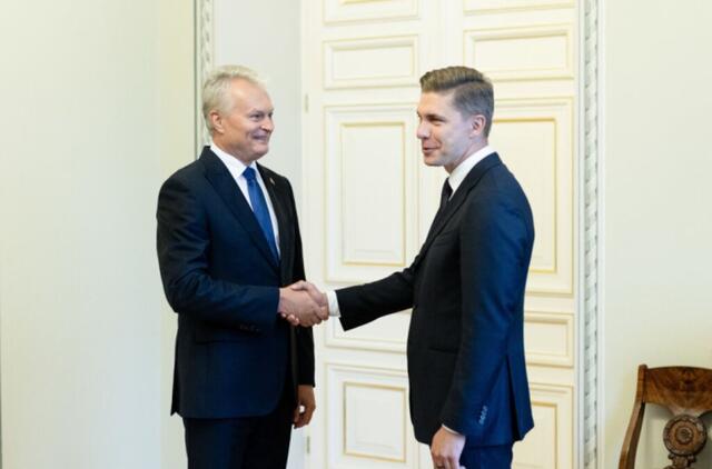 Prezidentas Gitanas Nausėda trečiadienį susitiks su kandidatu į ministrus pirmininkus Mindaugu Sinkevičiumi