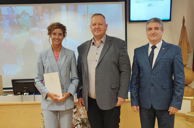 Laura Martinaitytė, Feliksas Marčius ir Darius Jasaitis.