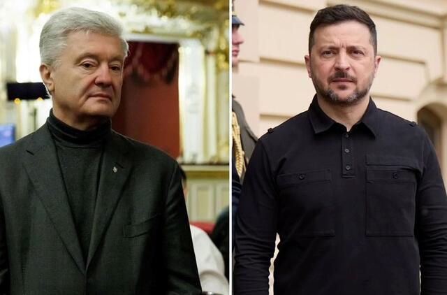 Zelenskis ir Porošenko bendravo pakeltu tonu